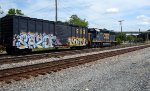 Going away shot of CSX local L20606 as it heads east on the "switching lead" to Sandy Hook Yard.